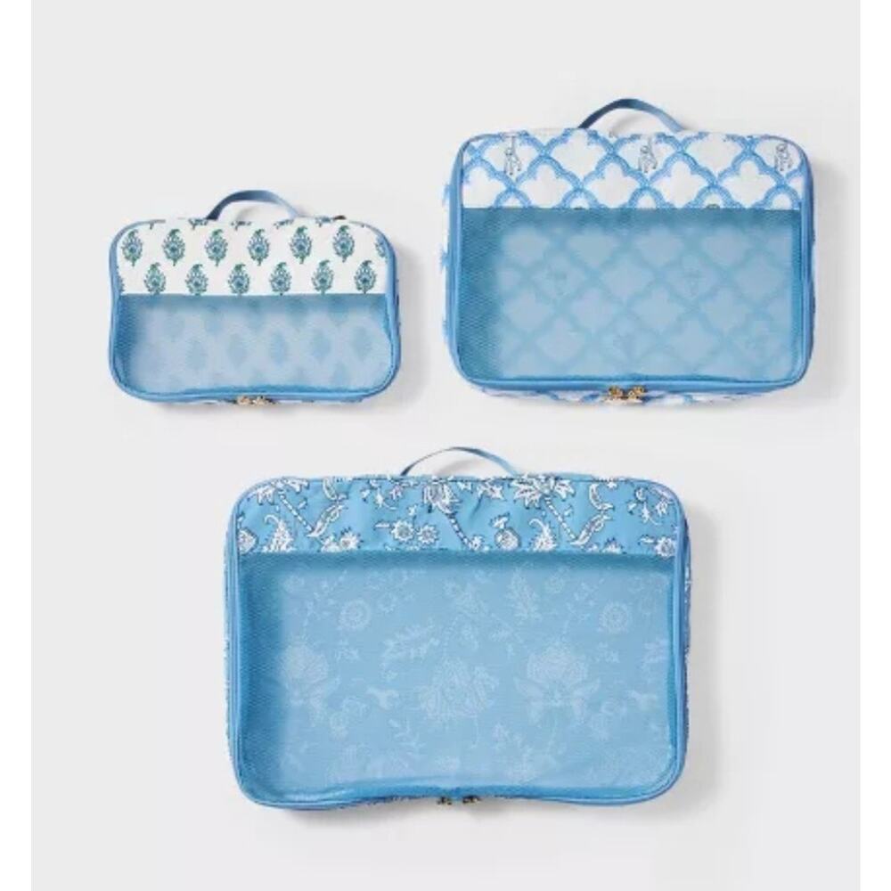 3pc Packing Cube Set Blue - Roller Rabbit x Target